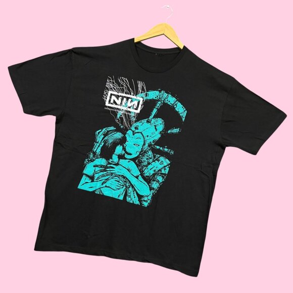 NIN Nine Inch Nails The Fragile Industrial Rock Band Tee XXL - Picture 3 of 4